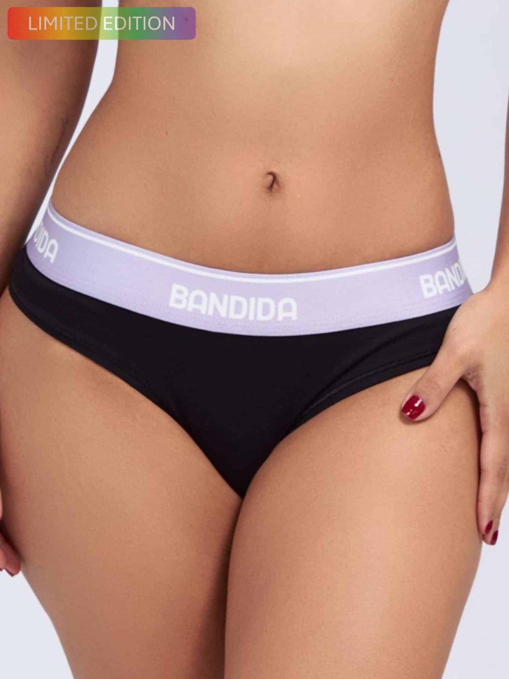 BIKINI PURPLE ELASTIEK