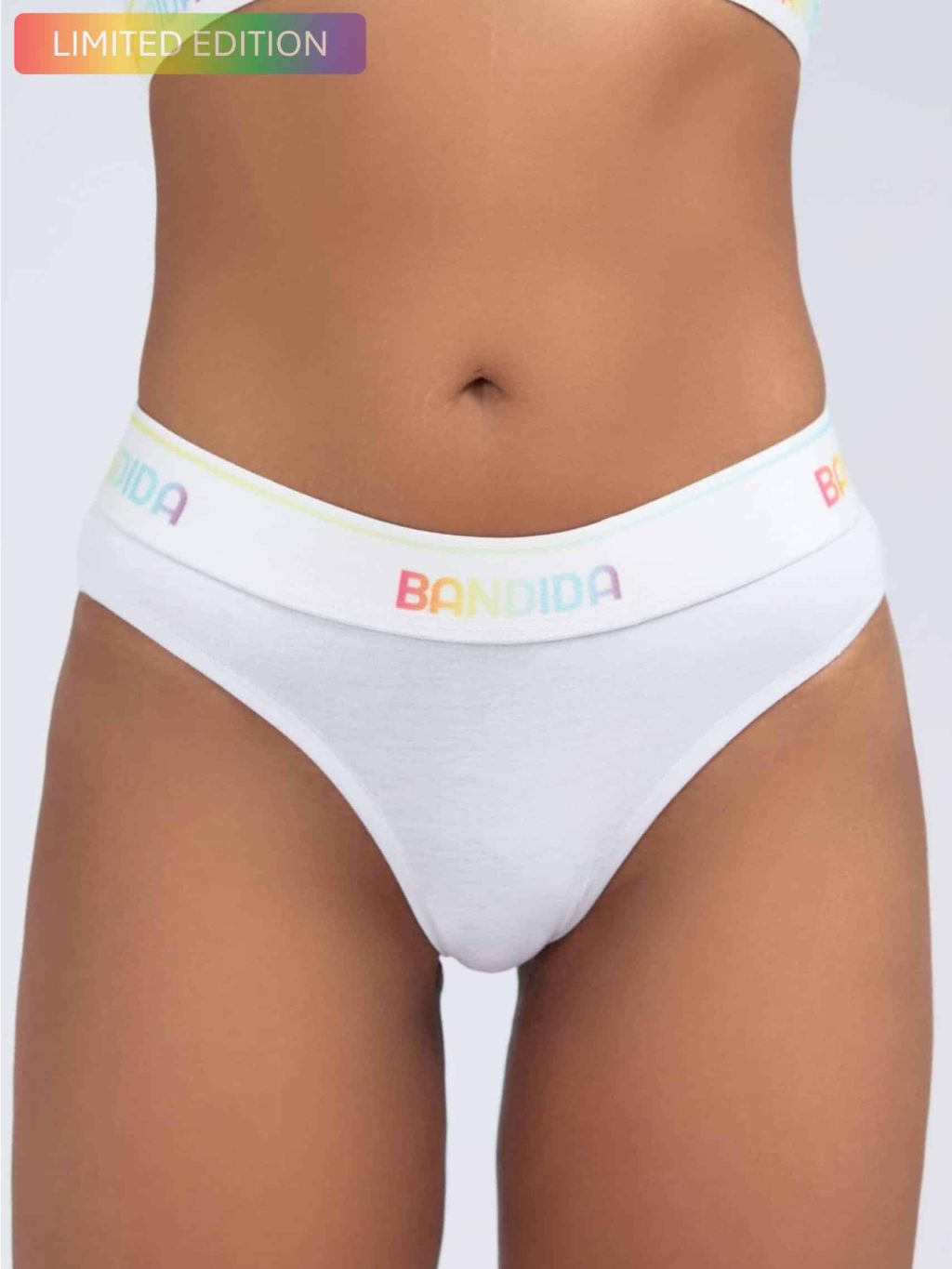 BIKINI PRIDE WHITE ELASTIEK